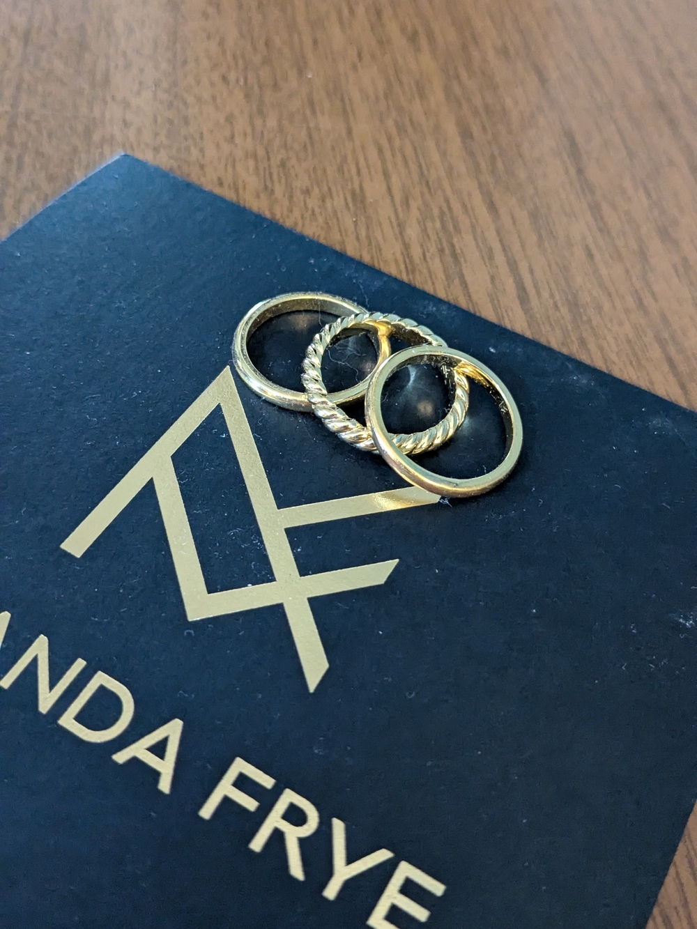 Miranda Frye Colleen Stacking Ring Set Size 10